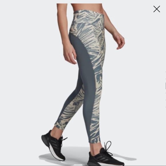 Adidas x Zoe Saldana Aeroready 7/8 Women's Training Tights Size 1X - Picture 3 of 13